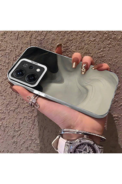 PATTERNOVA Oppo Reno 14F Uyumlu Yüksek Kalite Sulu Boya Desenli Kılıf, Şık Ta...