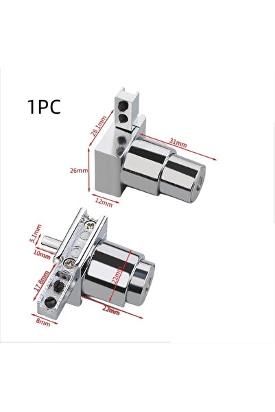 Choice1 silver B 1pc Sliding Lock Zinc Alloy H Slide Chute Lock with Key for ...