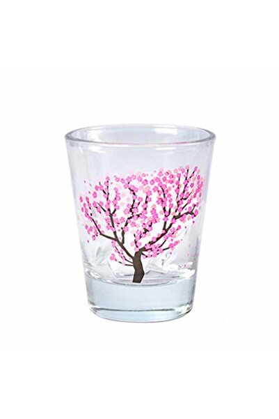 Choice Sakura 2oz Glass Wine Glass Color Changing Glass Water Cup Sakura Blos...