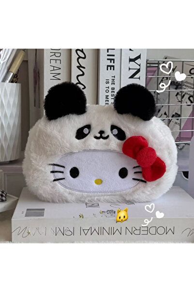 Choice black Hello Kitty Cartoon Pencil Case Stationery Supplies Large Capaci...