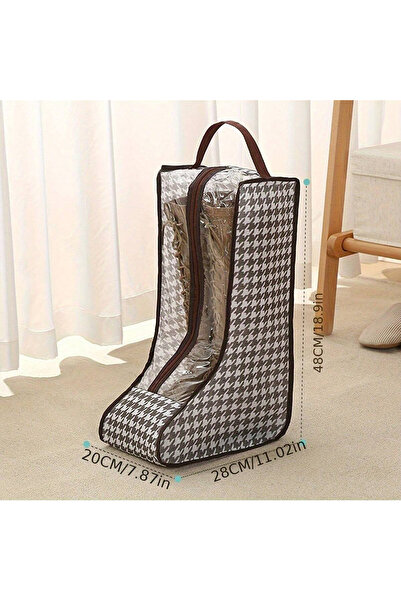 choice2 1Pieces Long 1/2/3/4 Pieces Of Thousand Bird Grid Shoe Storage Bag Tr...