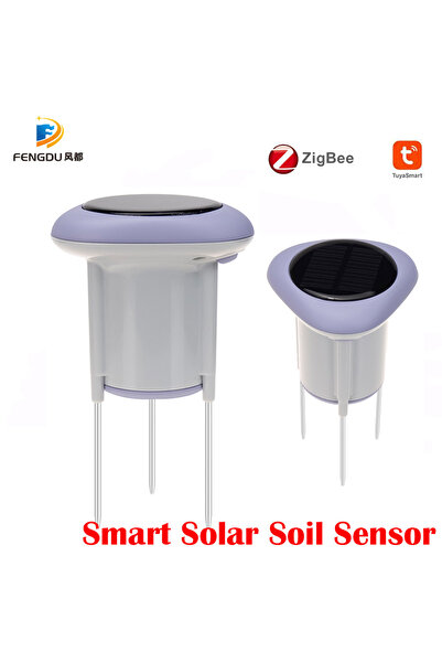 Choice Tuya Smart Zigbee Soil Sensor Solar Moisture Planting Temperature and ...