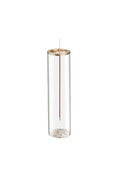 Choice Transparent Cylindrical Shape Incense Stick Stand Zen Style Minimalist...