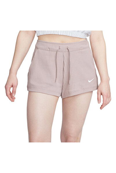 Nike Womens W Sportswear Rib Jersey Shorts M
