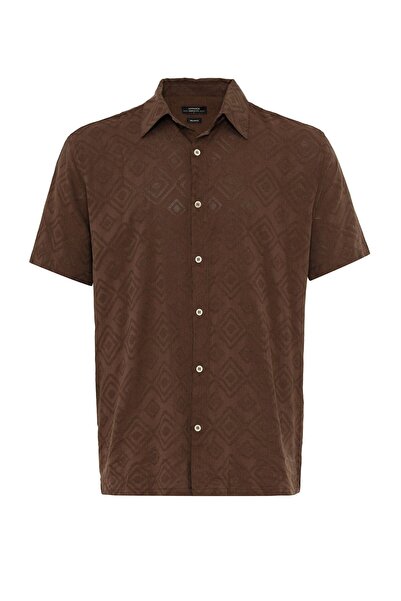 S13 Store Square Patterned Men's Shirt