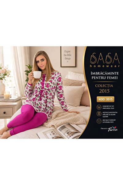 SASA Women's floral Homewear pajamas - Comfortable 2-piece set