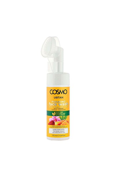 Cosmo Ubtan Foaming Face Wash 175ml, With Built-in Brush for Deep Cleansing, ...
