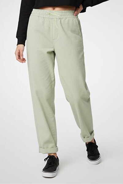 Don't Call Me Jennyfer Women Regular Fit Solid Straight Leg Pants, Light Green