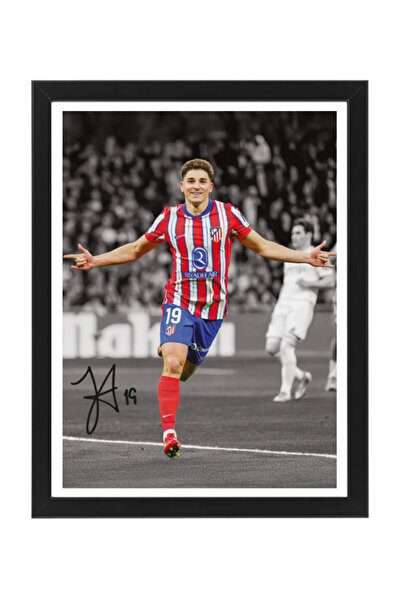 Boomah Accessories Julian Alvarez Atletico Madrid Printed Autograph - Framed ...
