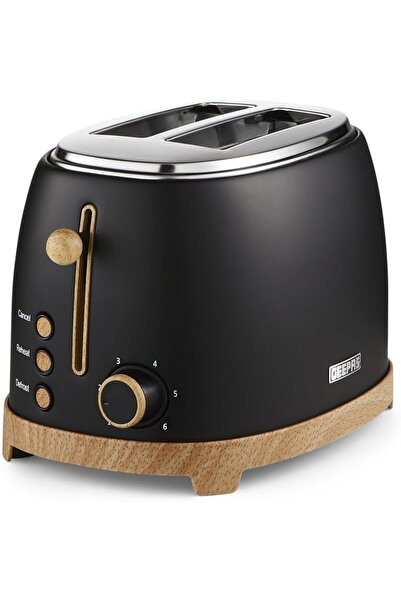 Geepas GBT36560UK-BK 2-Slice Toaster – Perfect Browning with 6 Settings, Defr...