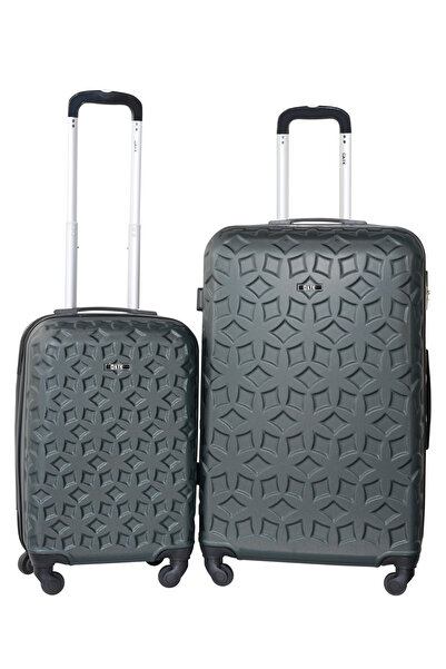 KTMC 2-Piece ABS Luggage Set 20/28 inches Carry-On & Checked Suitcases, KTMC-...