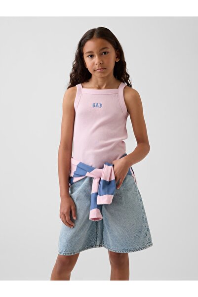 GAP Kız Çocuk Açık Pembe Logo Askılı Atlet