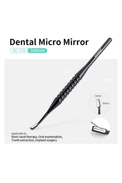 Choice RX-F39-3X9mm Dental Micro Mouth Mirror 2mm/3mm/5mm Anti-fog Reflector ...