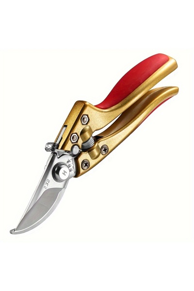 Choice Gold High-Carbon Steel Pruning Shears for Fruit Trees - Durable, No As...