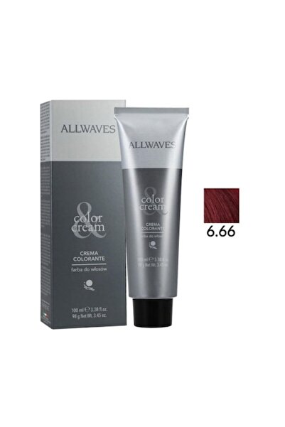 Allwaves Vopsea de păr, Allwaves, 6.66, 100 ml, Roșu