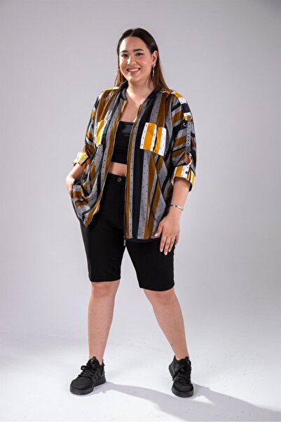 Roxxlen Women's Plus Size Bright Shirt
