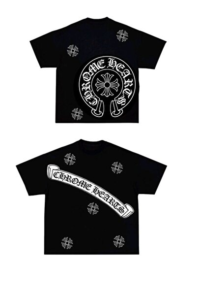PAİN Chrome Hearts Oversize Unisex Tişört
