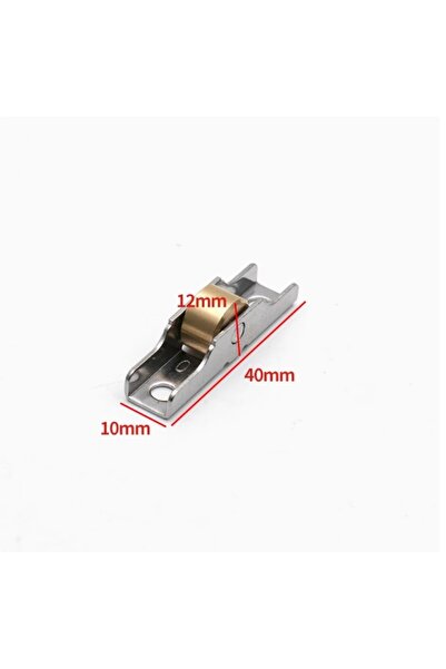 choice2 Flat wheel-10mm 4Pcs Stainless Steel Shutter Pulley Roller Sliding Do...