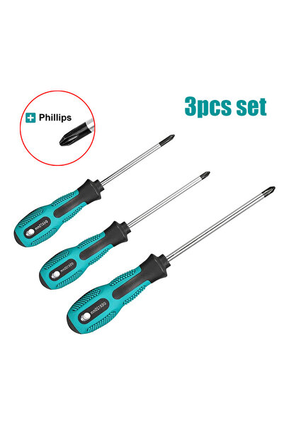 Choice SZLSD3p 3-piece Phillips screwdriver set (4mm + 5mm + 6mm), for home i...