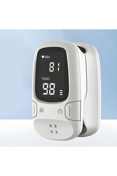 Choice White Oximeter Portable Fingertip Pulse Blood Oxygen Saturation Monito...