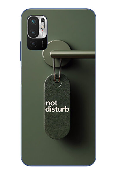 Le Balvo Redmi Note 10 5G Uyumlu Not Disturb Baskılı Silikon Kılıf