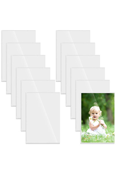 choice2 12Pcs 3.94x5.91inch Magnetic Picture Frames Magnet Photo Frame Pocket...