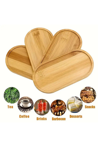 Choice 4pcs 1pc/2pcs Multi-Purpose Wooden Storage Tray, Bathroom Organization...