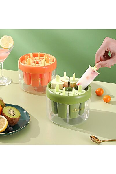 Generic Triangular Prism Popsicles Molds, 8 Pieces Popsicle Maker