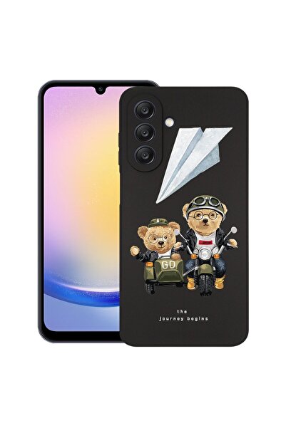 bestcase Husă pentru Samsung Galaxy A56, Teddy On The Road, Silicon subțire d...