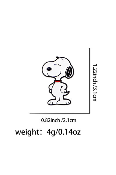 Choice3 Bandai 1PCS Hot Sale Snoopy Enamel Pin Cartoon Anime Brooch Cute Dog ...