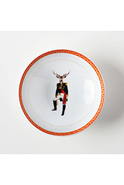 VİTELLİ Deer General Porcelain Salad & Soup Bowl 15 cm