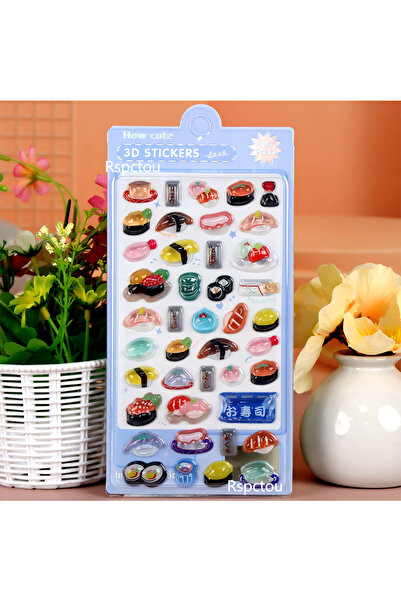 Choice1 Style6 Cute Cartoon Animals Series 3D Puffy Stickers Funny Three-dime...