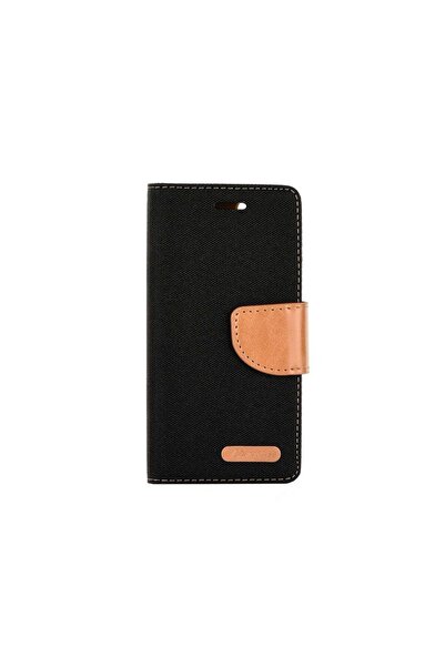OEM Canvas Book Huawei P9 Lite Mini/Y6 Pro(2017) Μαύρο