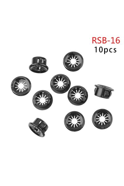 choice2 RSB-16 10pcs/set Plastic Cable Hole Cover Furniture Dust Plug Buckle ...