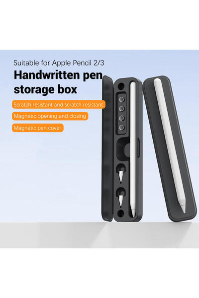 Choice1 صندوق أقلام رصاص أسود من GITFOS بامتصاص مغناطيسي لأقلام Pencil Pro/2n...
