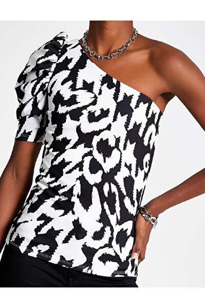Evendi Blouse, White/Black