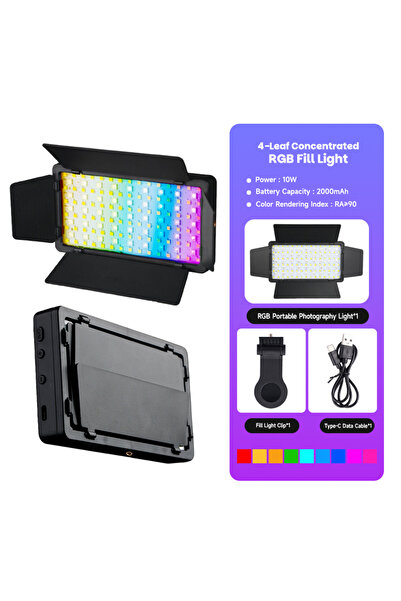 Choice1 ضوء لوحة LED طراز MJ-39، 29 تأثيرًا RGB + 3 درجات حرارة لونية، بطارية...