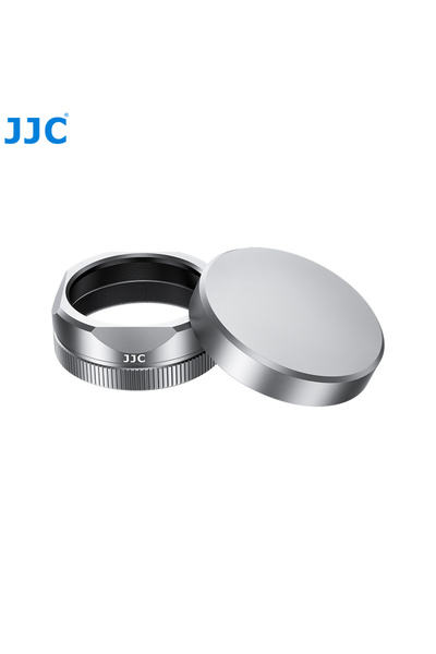 Choice1 Silver JJC Lens Shade with Lens Cap for Fujifilm X Half Camera Access...