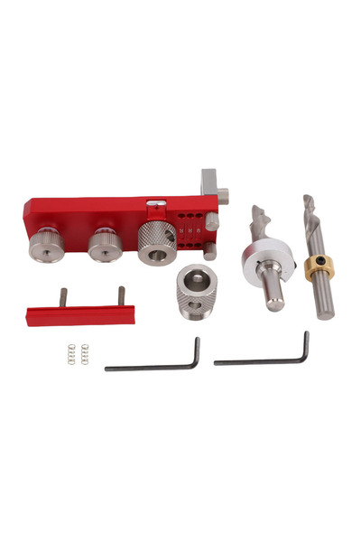 Choice Dark Red Aluminum Profile Drill Guide Punch Locator for 20 30 40 Serie...
