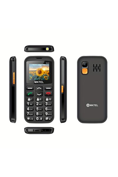 Choice black MKTEL S42 Feature Phone 1800mAh Big Battery Dual SIM 2.0" Displa...