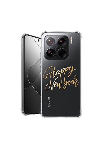 bestcase ¬Æ Husa pentru Xiaomi 15 Pro, Anti Shock 1.5MM, Happy New Year, Prot...