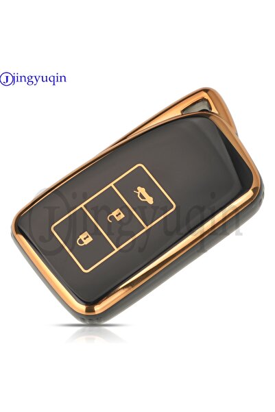Choice1 3 buttons black jingyuqin TPU Car Key Case Cover For Lexus NX300 RX35...