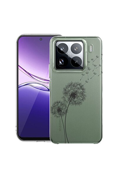 bestcase ¬Æ Husa Clear Slim Silicon Compatibila cu Xiaomi 15 Pro, Dandelion, ...
