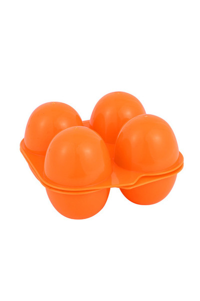 Choice color as show 4 Count Egg Cartons Reusable Plastic Egg Container Anti ...