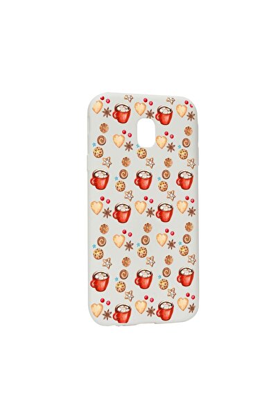 bestcase Коледен защитен калъф, Коледно кафе за Samsung Galaxy J3 2018, устой...