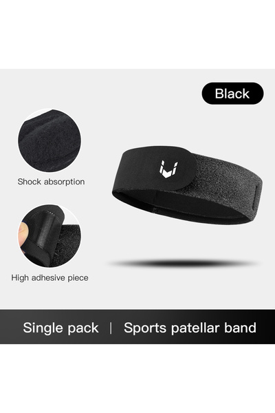 choice2 AB193-BK Adjustable Knee Patellar Tendon Support Strap Band Knee Supp...