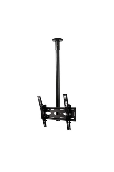 B-Tech Suport de tavan BT8424 cu tijă de 100 cm negru