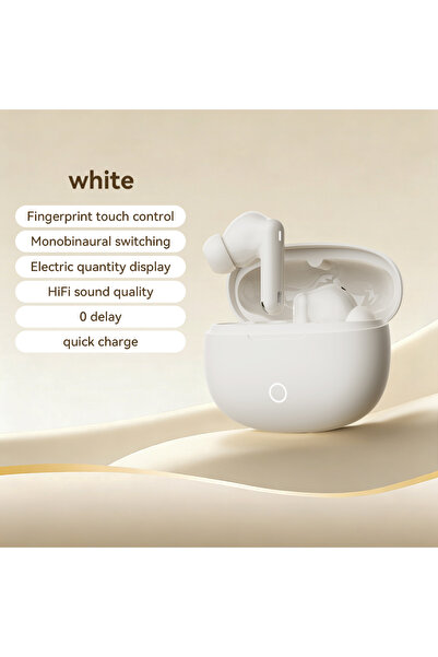 Choice White True Wireless Earphones Bluetooth Headphones Noise Reduction HiF...