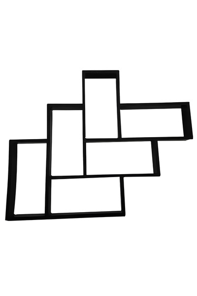 Velaris Matriță din plastic pentru pavaj în zig-zag, cu 6 cavități - Alei rap...