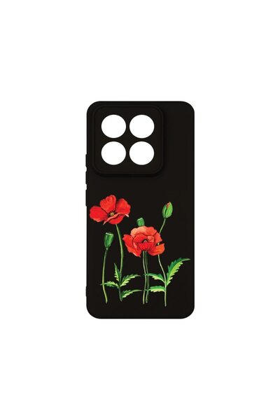 bestcase Husa pentru Xiaomi 14T, BestCase¬Æ Slim SIlicon 0.8MM, Red Poppy, Pr...